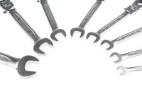 41rmsh8 Bahco 41RM Series 8-Piece Spanner Set, 8 → 19 mm, Alloy Steel