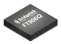ft906q-c-t Bridgetek FT906Q-C-T, 32 bit FT32, FT906 Microcontroller, 100 MHz, 256kB FLASH, 76-Pin QFN