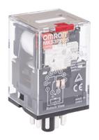 mks3pin-5-24vac Omron Plug In Relay, 24V ac Coil, 10A Switching Current, 3PDT