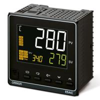 e5ac-qx4a5m-000 Omron E5AC Panel Mount PID Temperature Controller, 96 x 96mm 2 Input, 4 Output SSR, Solid State Relay, Logic, 100 → 240