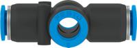 qsx-10 Festo QSX Series Cross Tube-to-Tube Adaptor, Push In 10 mm to Push In 10 mm, 153286