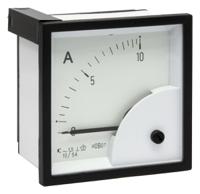 d72sd5a0-10a HOBUT D72SD Analogue Panel Ammeter 0/10A For 10/5A CT AC, 72mm x 72mm Moving Iron