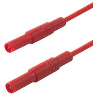934074101 Hirschmann Test & Measurement, 16A, 1000V ac/dc, Red, 1m Lead Length