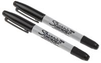 1986454 Sharpie Twin Tip Black Marker Pen
