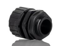 7tca296060r0116-xf20m20d Adaptaflex Straight, Conduit Fitting, 20mm Nominal Size, M20, Nylon 66, Black IP65 rating