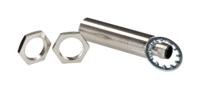 e2e-x8b1tl18-m1 Omron Inductive Threaded Barrel Proximity Sensor, M18, 8 mm Detection, PNP NO, 10 → 30 V dc