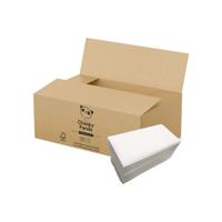 vhandtw20 The Cheeky Panda Ltd VHANDTW20 White Folded Paper Hand Towels, 215 x 215mm, 2-Ply, 3200 Sheets