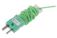 110-4468 RS PRO Type K Exposed Junction Thermocouple 2m Length, 1/0.3mm Diameter → +220°C