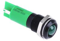 210-462 RS PRO Green Panel Mount Indicator, 230V ac, 14mm Mounting Hole Size, IP67