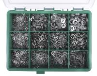 200-9835 RS PRO 2700 piece Stainless Steel Internal Tooth, Plain, Spring Washer Kit A2 304