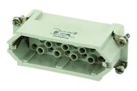 c146-10a025-500-2 Amphenol Industrial Heavy Duty Power Connector Insert, 10A, Male, Heavy Mate C146 Series, 25 Contacts