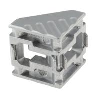 3842551606 Bosch Rexroth M8 Angle Bracket, Connecting Component, Strut Profile 45 mm, Groove Size 10mm