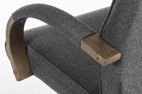 221-6335 RS PRO Grey Fabric Executive Chair, 115kg Weight Capacity