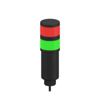 tl50zgrqp Banner TL50 Series Red/Green Signal Tower, 2 Lights, 85 → 264 V ac, Versatile Mount