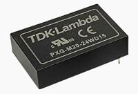 pxg-m15-24wd12 TDK-Lambda PXG-M DC-DC Converter, ±12V dc/ ±0.625A Output, 9 → 36 V dc Input, 15W, PCB Mount, +105°C Max Temp