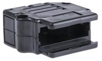 863093c15alf Amphenol Communications Solutions 863093C Series Thermoplastic Angled, Straight D Sub Backshell, 15 Way, Strain Relief