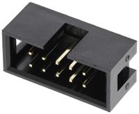 61201021621 Wurth Elektronik WR-BHD Series Straight Through Hole PCB Header, 10 Contact(s), 2.54 mm Pitch, 2 Row, Shrouded