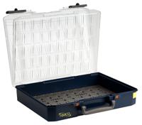 145176 Raaco 50 Cell Blue Polypropylene Compartment Box, 83mm x 413mm x 330mm