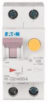 236967-pxk-c321n003-a Eaton RCBO, 32A Current Rating, 1P+N Poles, 30mA Trip Sensitivity, Type A, Type C, PXK Range