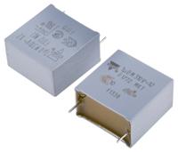 f17725102260 Vishay F1772 Polyester Film Capacitor, 310V ac, ±20%, 1μF, Through Hole
