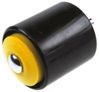 2900 Interroll Polyamide Round Conveyor Roller Plain 50mm Dia. x 65mm L, 30kg Load Capacity, 8mm Spindle, 63mm Overall Length