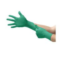 92600100 Ansell TouchNTuff® 92-600 Green Powder-Free Nitrile Disposable Gloves, Size 9.5-10, XL, 100 per Pack