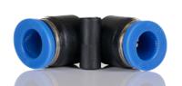 916-0892 RS PRO Elbow Tube-toTube Adaptor, Push In 8 mm to Push In 8 mm, Tube-to-Tube Connection Style