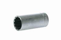 m120627-c Teng Tools 1/2 in Drive 27mm Deep Socket, 12 point, 79 mm Overall Length