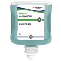 hab1l SCJ Professional Fragranced Estesol® Hair & Body Hair & Body Shower Gel Dermatologically Tested - 1L Cartridge