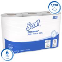 8538 SCOTT 36 Packs of rolls of 11520 Sheets Toilet Roll, 2 ply