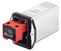 fn9290-4-06 Schaffner 4A, 250 V ac Male Panel Mount IEC Filter 2 Pole FN9290-4-06, Faston 2 Fuse
