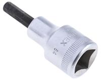 03050006 STAHLWILLE 1/2 in Drive Bit Socket, Hex Bit, 6mm, 60 mm Overall Length