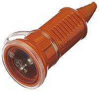 10842 MENNEKES Europe Mains Connector, 16A Orange, Cable Mount Thermoplastic Screw, 230 V