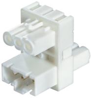 9103060530 Wieland GST15i3 Series Distribution Block, 3-Pole, Male to Female, 1 → 2-Way, PCB Mount, 16A, IP40