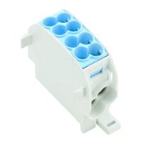 1560670000 Weidmuller Distribution Block, 2 Way, 16 mm², 25 mm², 152A, 1 kV ac/dc, 600 V, Blue