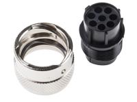 tr1208pf31nb ITT Cannon Circular Connector, 8 Contacts, Cable, Standard Connector, Plug, Female, IP65, Trident Ringlock Series