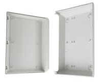 a0620107 OKW Comtec Series White ABS Desktop Enclosure, Sloped Front, 150 x 200 x 62.8mm