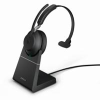 26599-899-989 Jabra Evolve2 65 Black Wireless Bluetooth On Ear Headset
