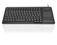 kyb500-k82b-it Ceratech KYB500-K82B-IT Wired USB Touchpad Keyboard, QWERTY (Italy), Black