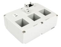 264-1001 RS PRO DIN Rail Mounted Current Transformer, 250A Input, 3 x 250A, 330 mV Output, 25 x 21mm Bore, 330 mV