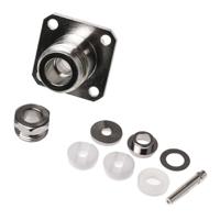 j01021h1119 Telegartner, Jack Panel Mount N Connector, 50Ω, Clamp Termination, Straight Body