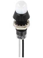 1781816w3w55ncl1 Sloan White Panel Mount Indicator, 5 → 28V dc, 8.2mm Mounting Hole Size, Lead Wires Termination, IP68