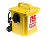 123-7381 RS PRO 0.75 kVA Intermittent 5 Mins on 15 Mins off Site Transformer, 230V ac Primary, 230V Secondary