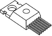 lm2673t-adjnopb Texas Instruments, LM2673T-ADJ/NOPB Step-Down Switching Regulator, 1-Channel 3A Adjustable 7-Pin, TO-220