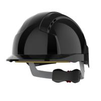 ajb170-001-100 JSP EVOLite Black Safety Helmet, Ventilated