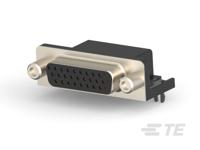 2311768-2 TE Connectivity 26 Way Right Angle D-sub Connector Socket, 2.29mm Pitch, with 4-40 Screw Locks