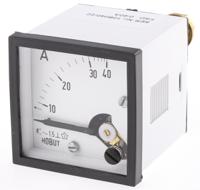d48mis40a1-001 HOBUT D48SD Analogue Panel Ammeter 0/40A Direct Connected AC, 48mm x 48mm Moving Iron