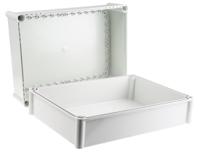 pc-3828-18-g-enclosure Fibox SOLID PC Series Grey Polycarbonate Enclosure, IP67, Grey Lid, 378 x 278 x 180mm