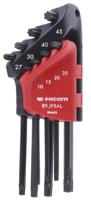 89jp8al Facom 8-Piece Torx Key Set, L Shape, Long Arm