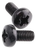 483-1044 RS PRO Pozi M6 Pan Steel Machine Screws DIN 7985 x 12.0mm
